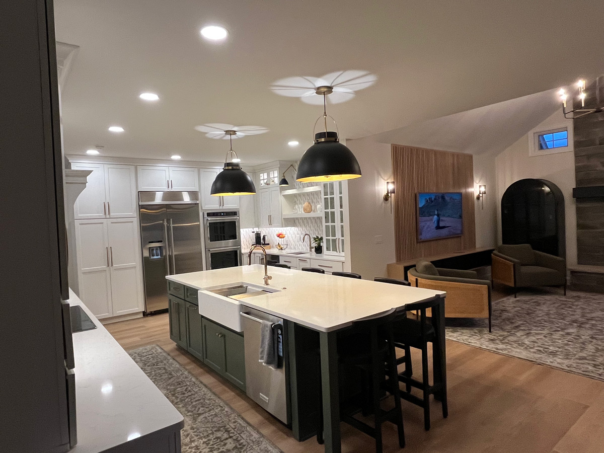 kitchen gathering space